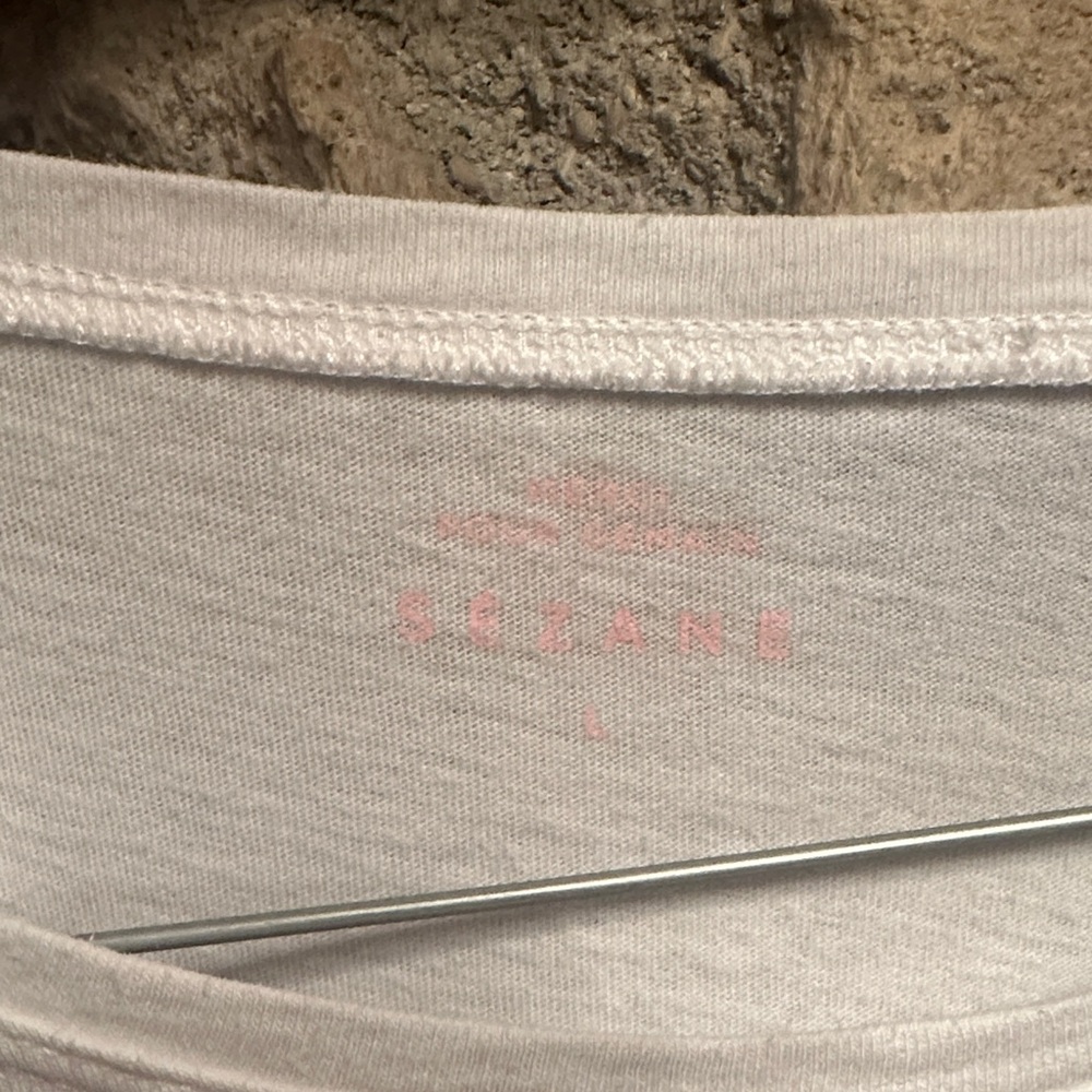 Sezane Demain Cotton T-Shirt - Picture 2 of 8